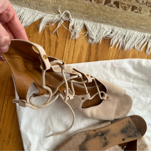 CHLOE SUEDE GLADIATOR SANDALS - Picture 8 of 12